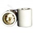 Glazed porcelain body E26 lamp socket